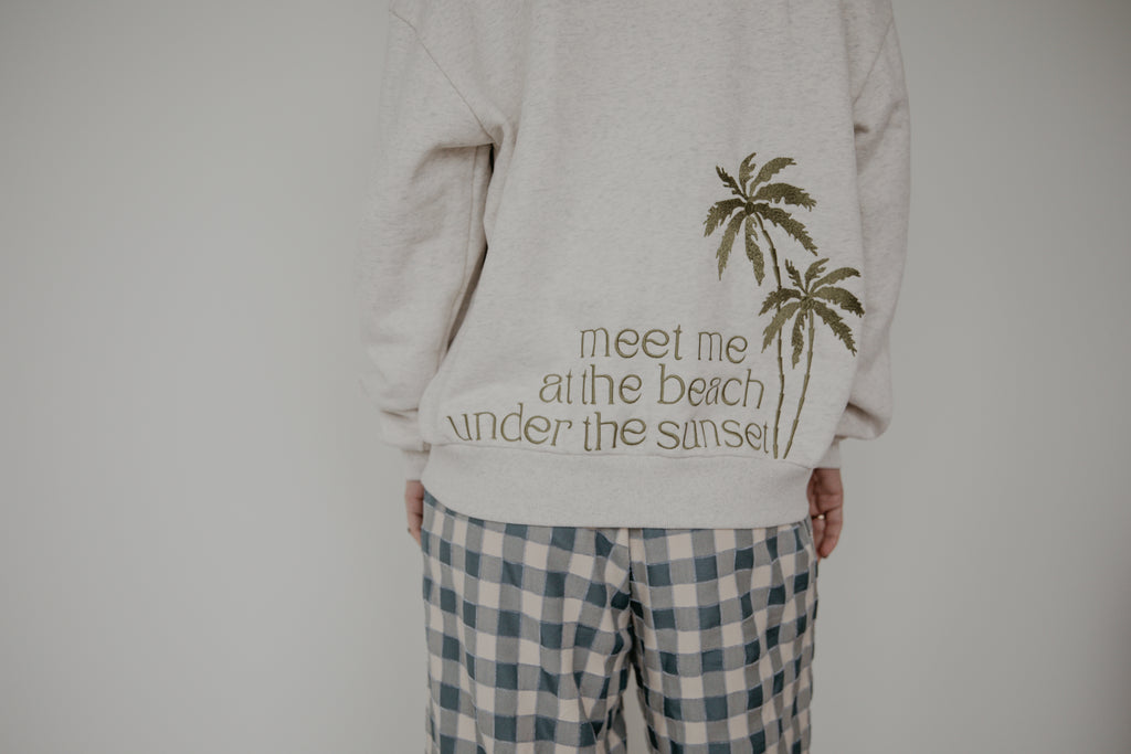 Sunset Crew Neck Sweater