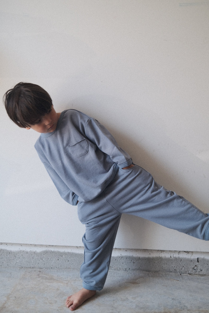 Terry Pants - French Blue