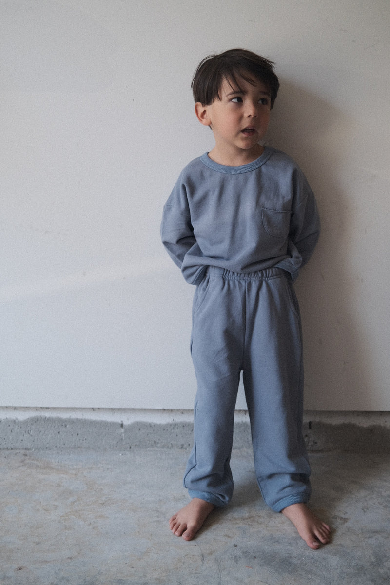 Terry Pants - French Blue