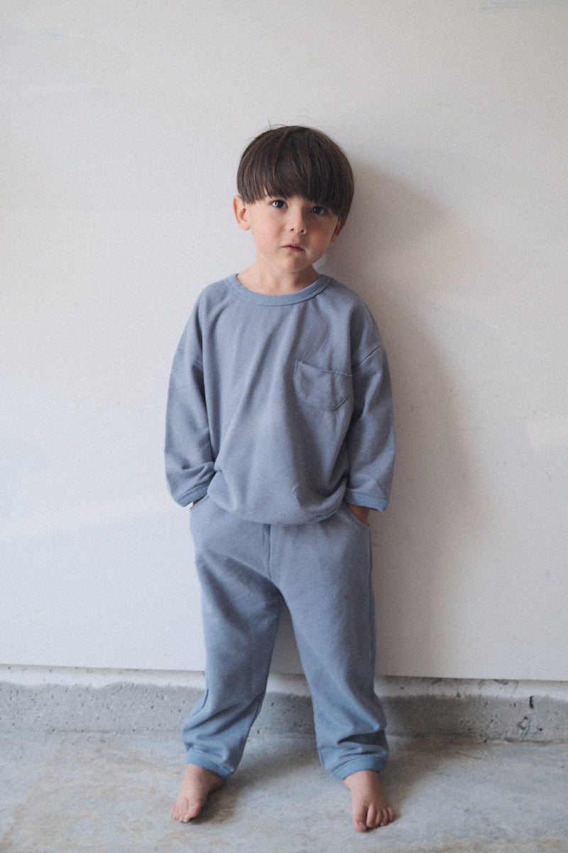 Terry Pants - French Blue