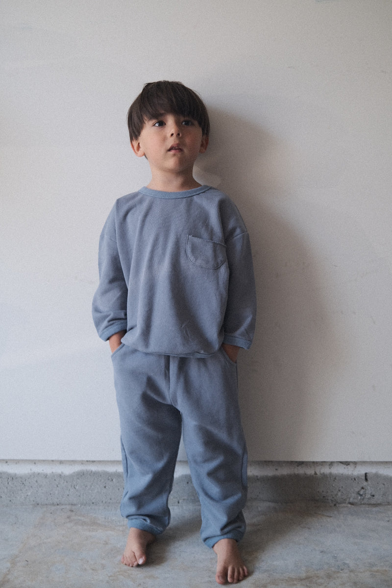 Terry Pants - French Blue