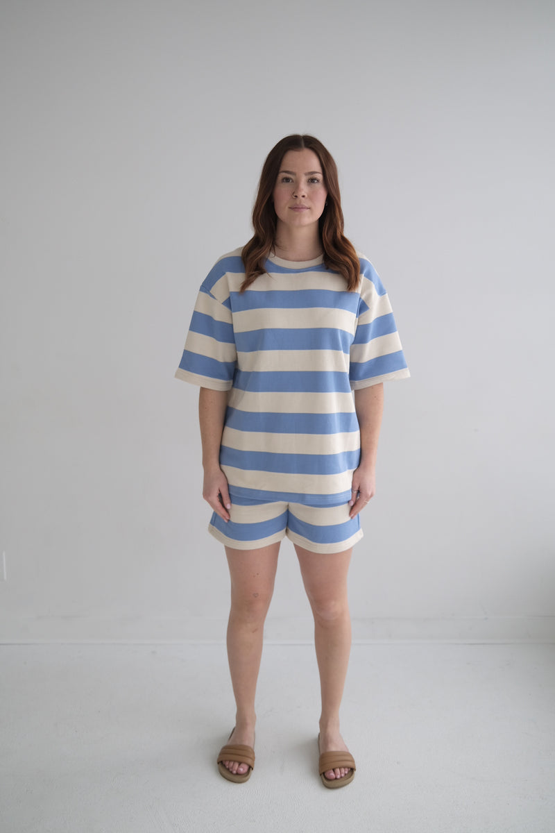 Stripe Terry Top