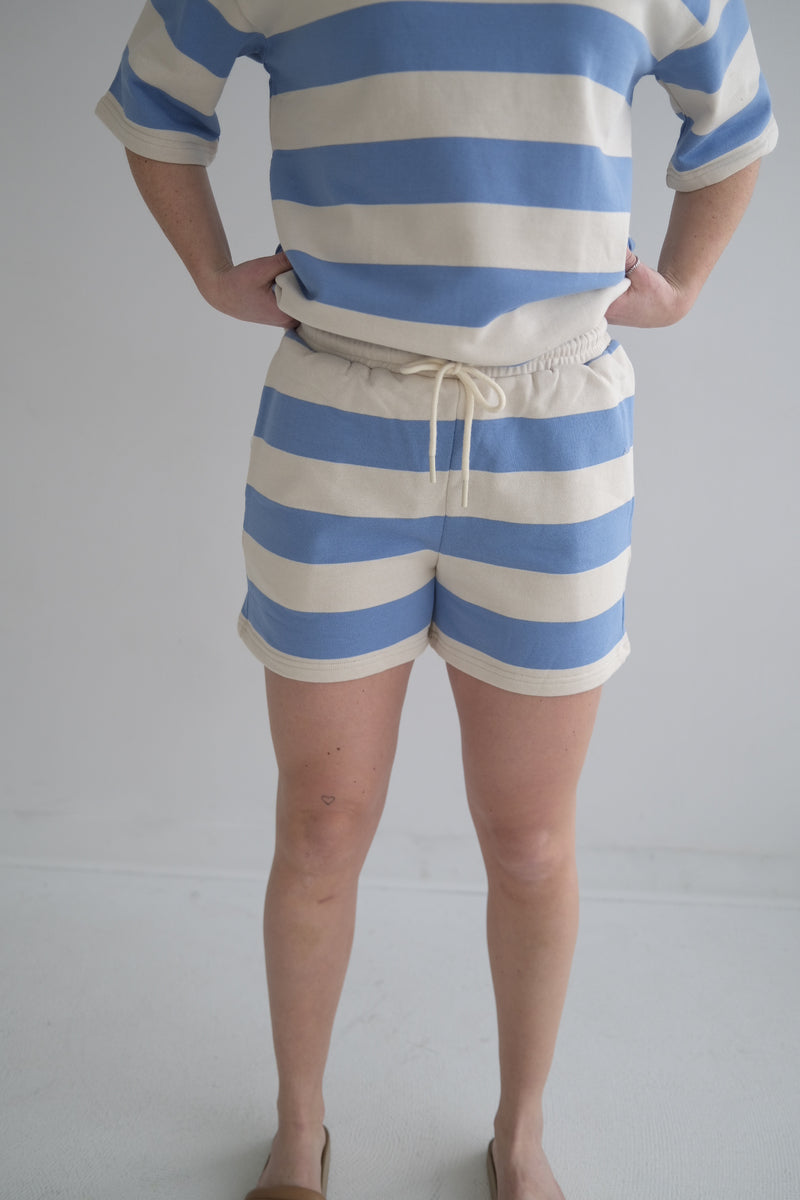 Stripe Terry Shorts