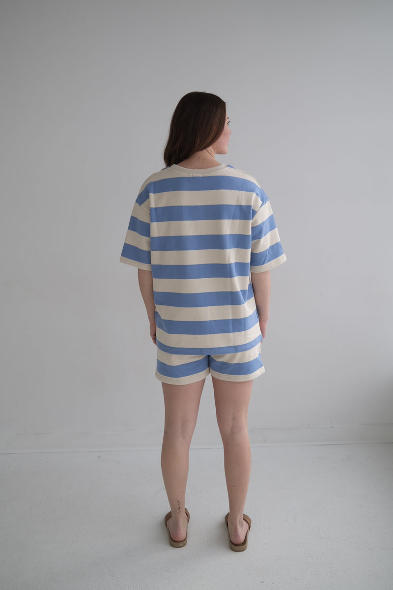 Stripe Terry Top