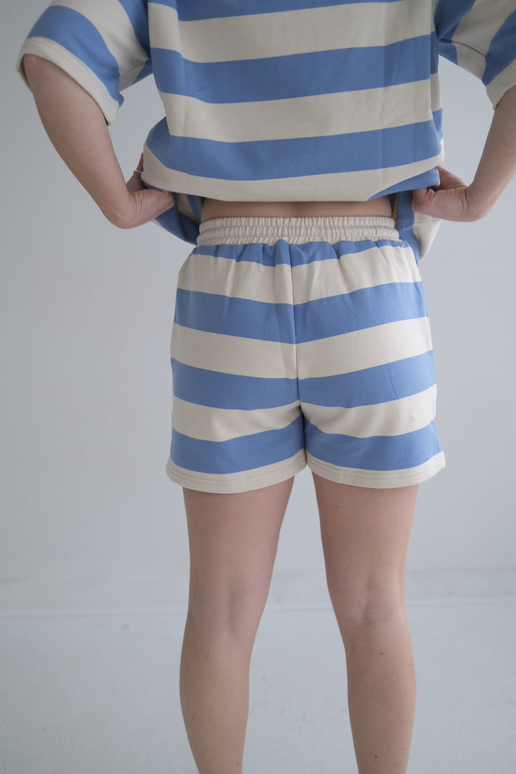 Stripe Terry Shorts